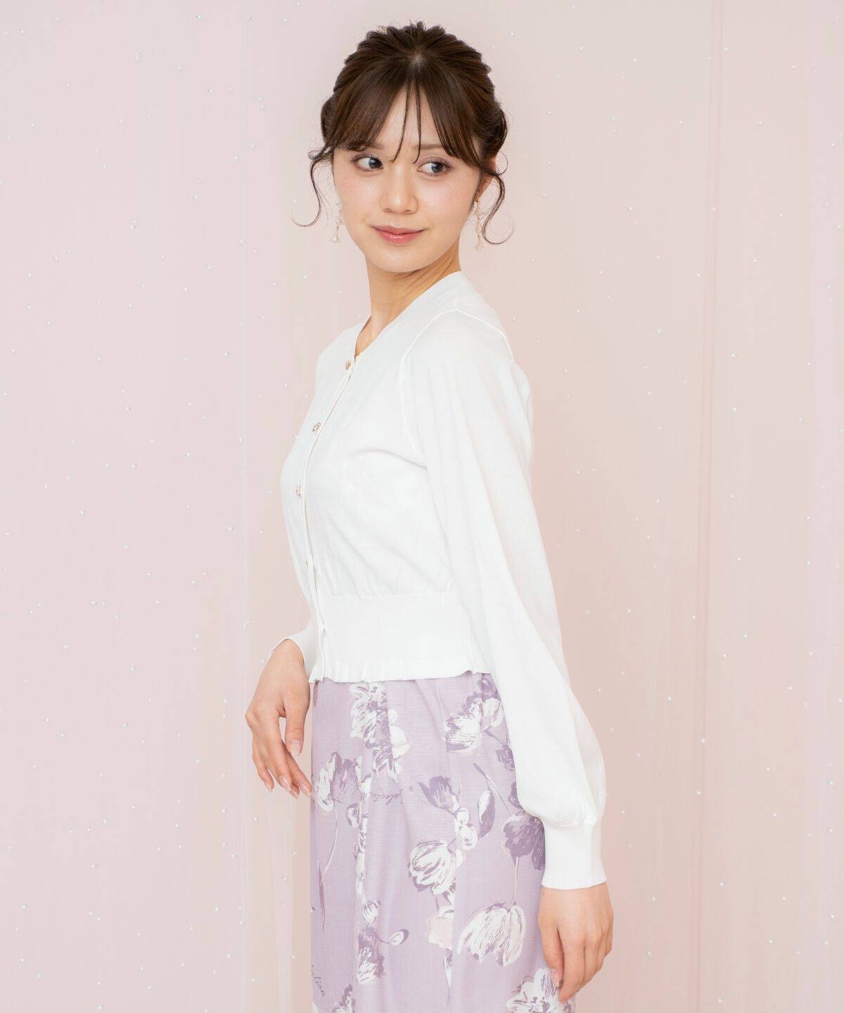 WILLSELECTION「フリルヘムUVカットカーディガン」|カーディガン|