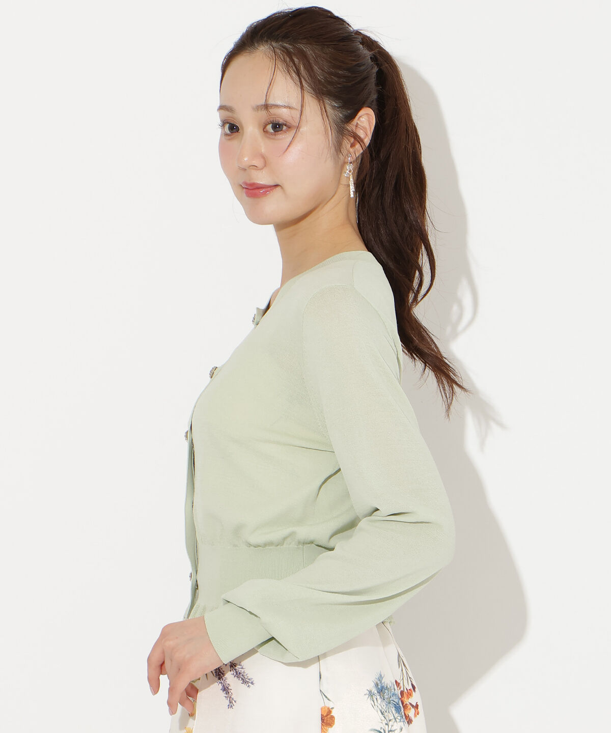 WILLSELECTION「フリルヘムUVカットカーディガン」|カーディガン|