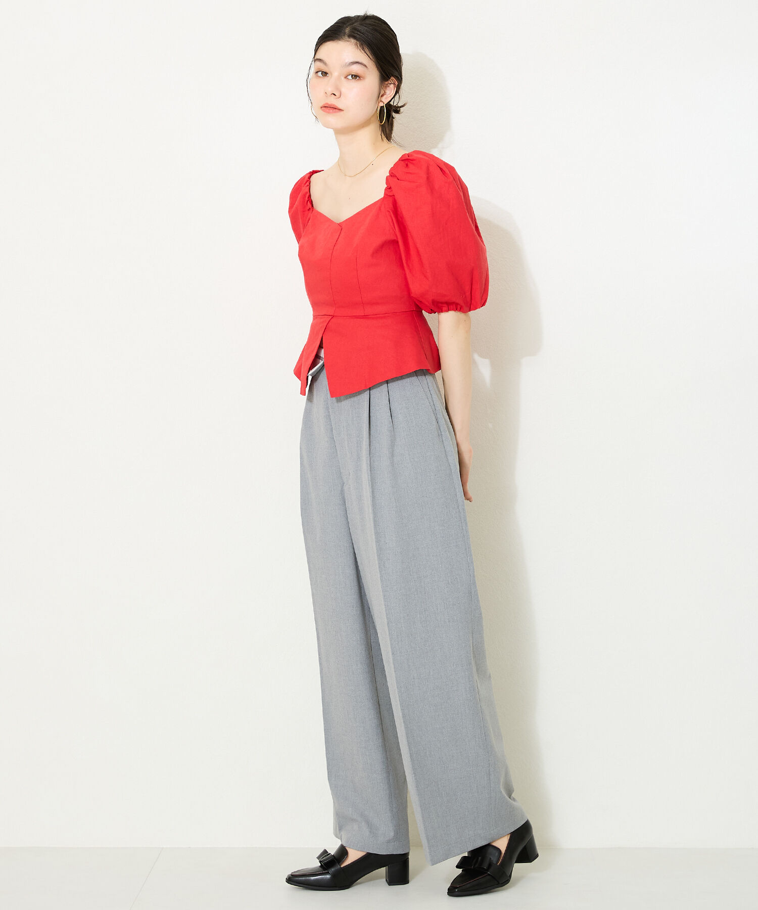 ORiental TRaffic「リボンモチーフローファー/41127」|パンプス|