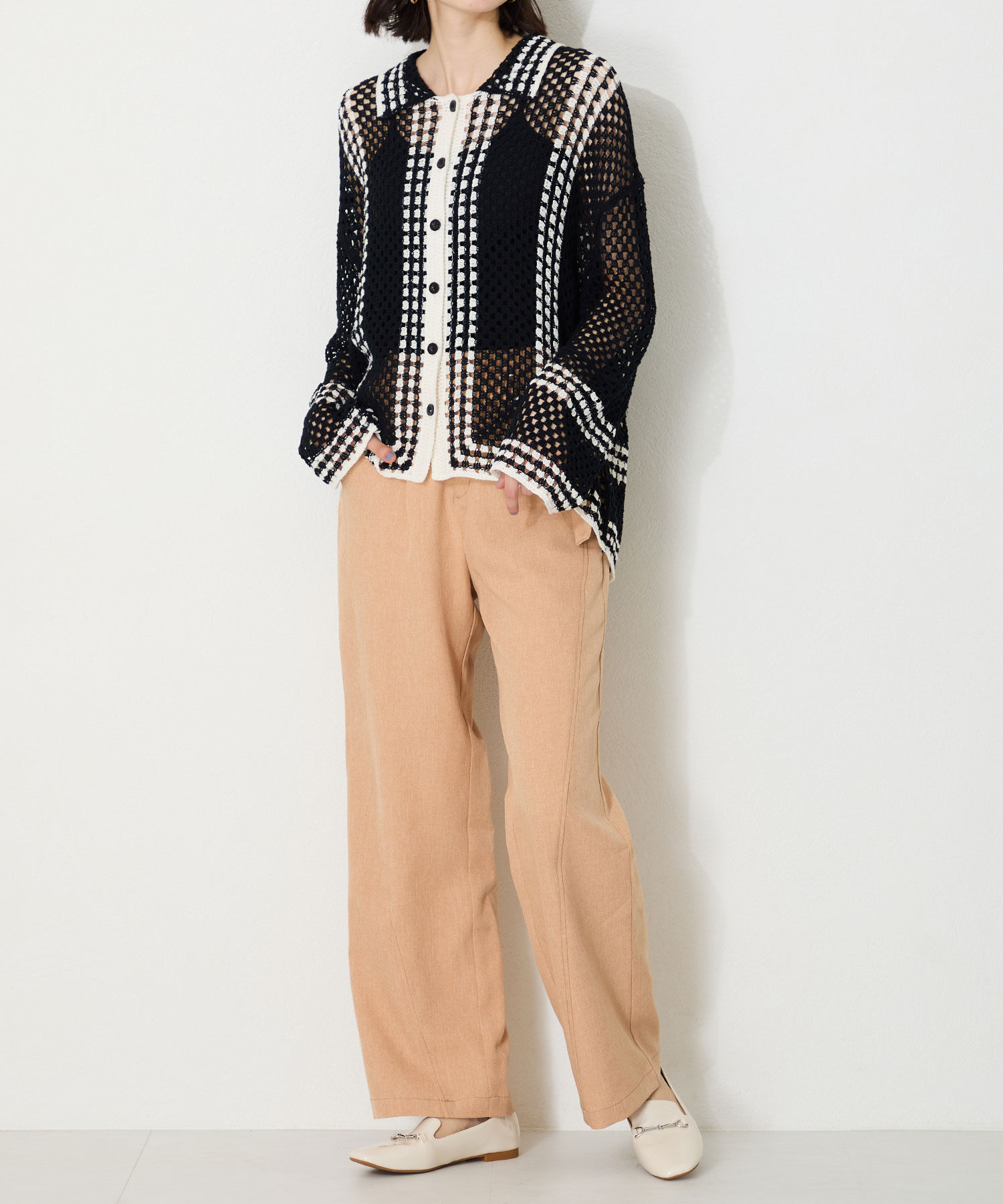 ORiental TRaffic「【WEB限定】 晴雨兼用 ビット ローファー /55106 レイン フラット 柔らかい」|パンプス|