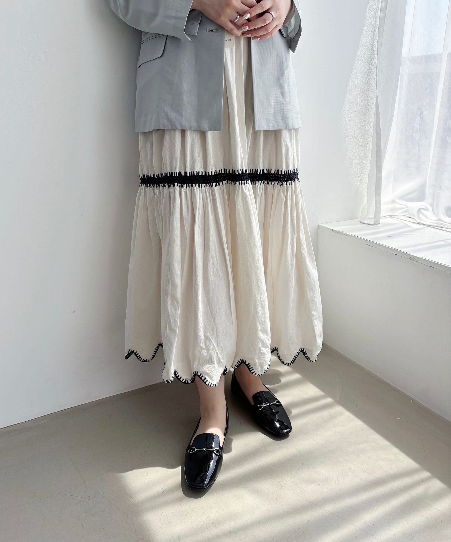 ORiental TRaffic「【WEB限定】 晴雨兼用 ビット ローファー /55106 レイン フラット 柔らかい」|パンプス|