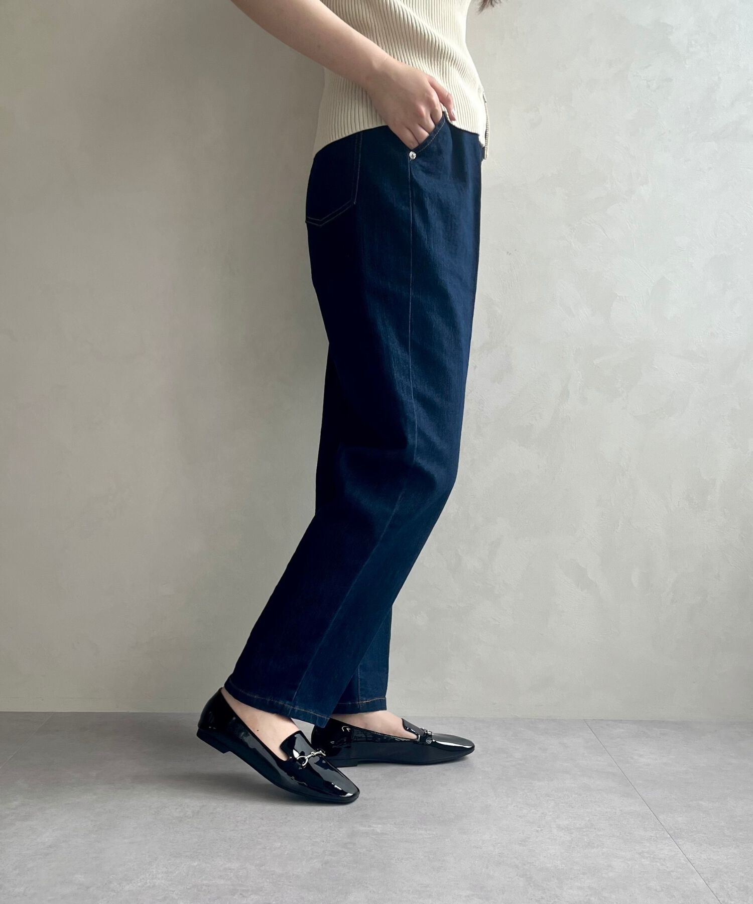 ORiental TRaffic「【WEB限定】 晴雨兼用 ビット ローファー /55106 レイン フラット 柔らかい」|パンプス|