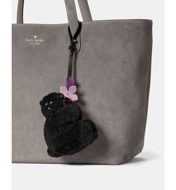 kate spade new york「クリッターズ ペネロペ ベア バッグ チャーム」|ストラップ|BLACK