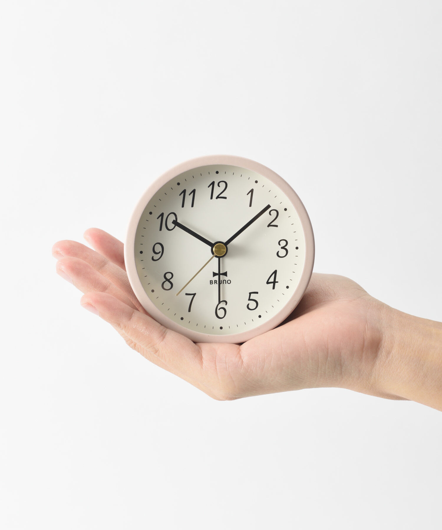 BRUNO「グレイッシュアラームクロック」|クロック・置時計|