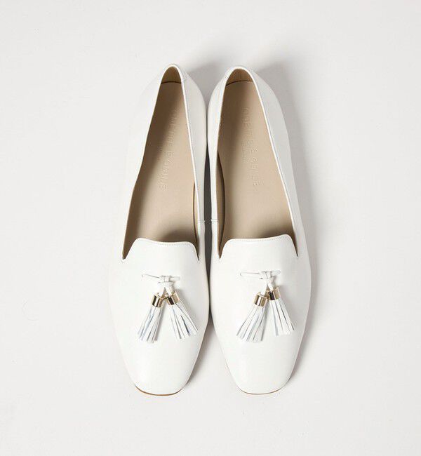 ODETTE E ODILE「【WEB限定】タッセルオペラ フラット15■&uarr;」|ローファー|OFF WHITE