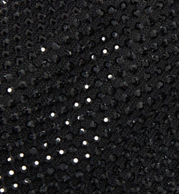 ODETTE E ODILE「スクエアビジューネット フラット10&uarr;」|パンプス|