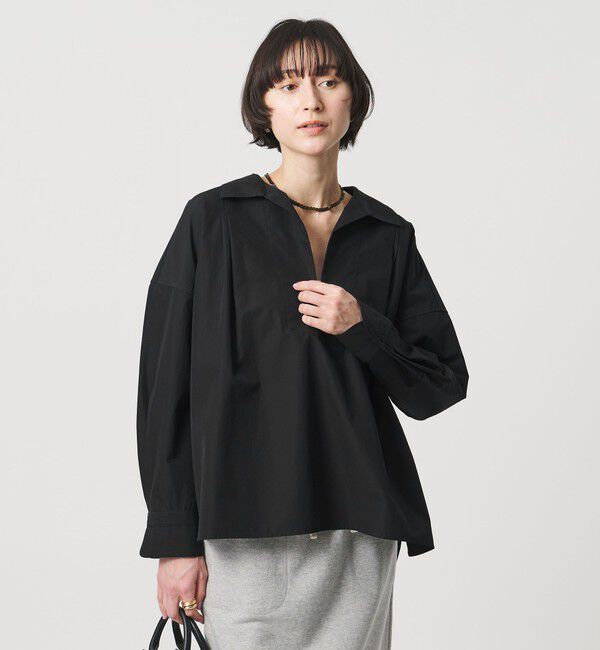 UNITED ARROWS「スキッパー シャツ」|シャツ・ブラウス|