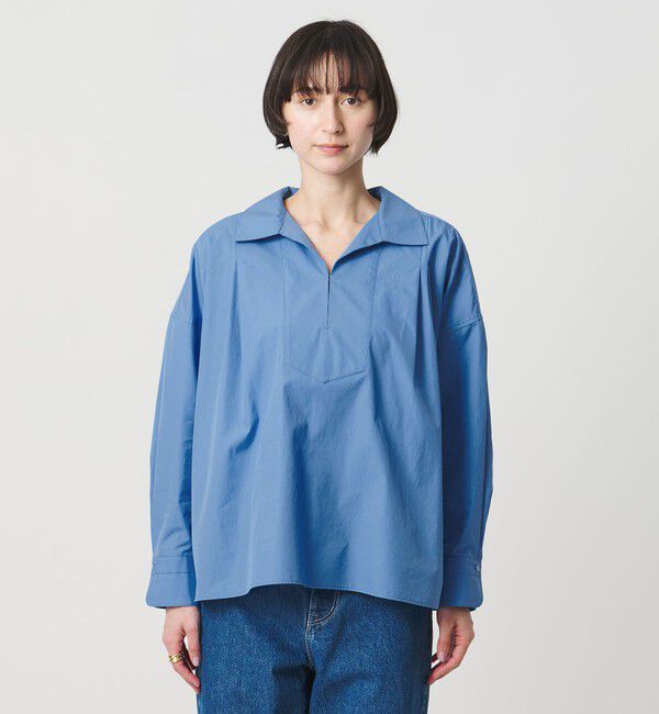 UNITED ARROWS「スキッパー シャツ」|シャツ・ブラウス|