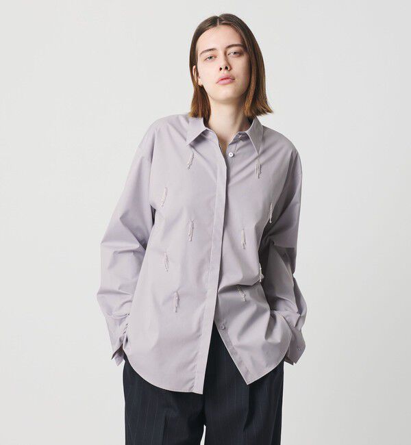 AEWEN MATOPH「＜AEWEN MATOPH＞ビーズフリンジシャツ」|シャツ・ブラウス|