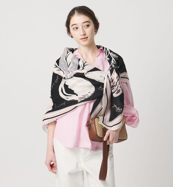 UNITED ARROWS「【一部別注】＜manipuri＞C/SI ストール」|ストール|