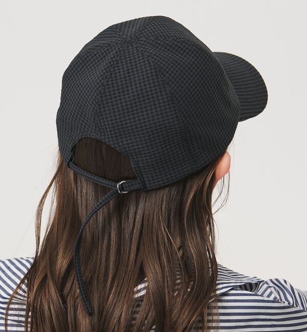 UNITED ARROWS「ギンガムチェック キャップ UV」|キャップ・キャスケット|