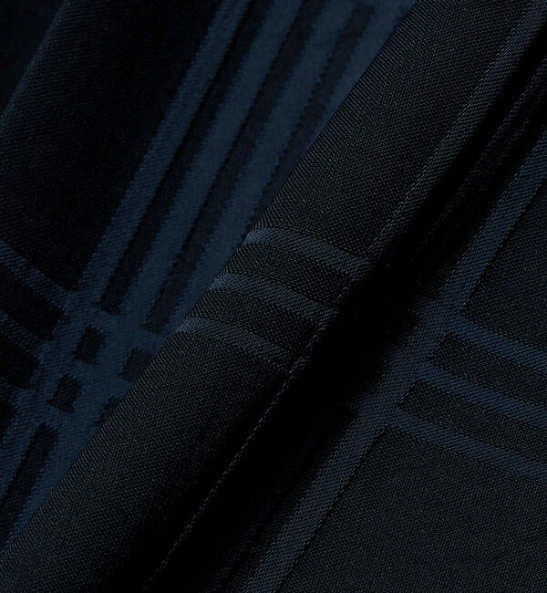 UNITED ARROWS「チェック 2タック ワイドパンツ ‐ウォッシャブル‐」|スラックス|