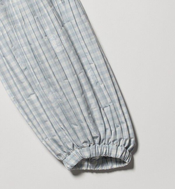 UNITED ARROWS「ギンガムチェック フラワー ジャガード ブラウス ‐ウォッシャブル‐」|シャツ・ブラウス|