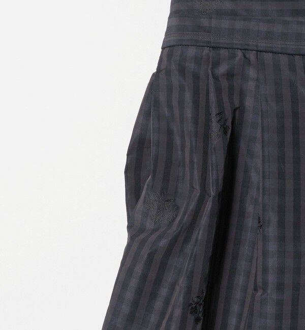 UNITED ARROWS「ギンガムチェック フラワー ジャガード ワイドパンツ ‐ウォッシャブル‐」|その他|