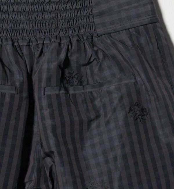 UNITED ARROWS「ギンガムチェック フラワー ジャガード ワイドパンツ ‐ウォッシャブル‐」|その他|