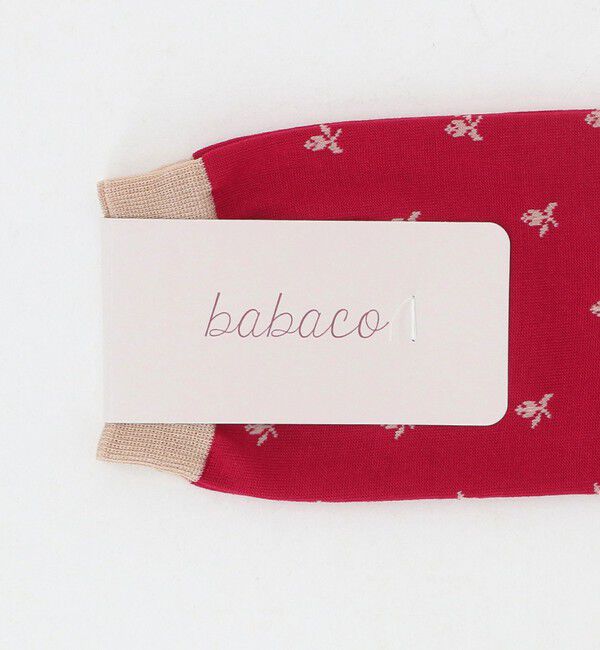 UNITED ARROWS「＜babaco＞タイニーフラワー ソックス」|ソックス|