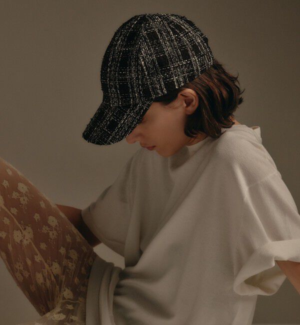 UNITED ARROWS「＜IRIS 47＞チェック キャップ」|キャップ・キャスケット|