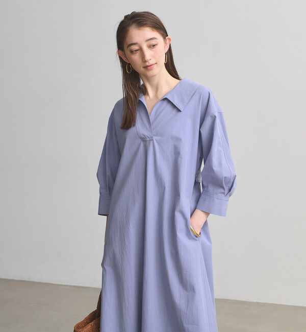 UNITED ARROWS「コットン スキッパー シャツ ワンピース ‐ウォッシャブル‐」|ワンピース|