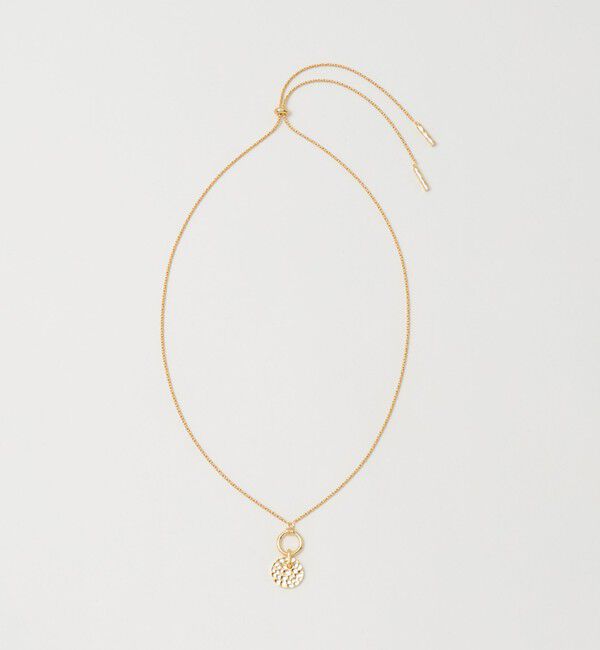 UNITED ARROWS「ハンマーディスク ネックレス」|ネックレス|GOLD