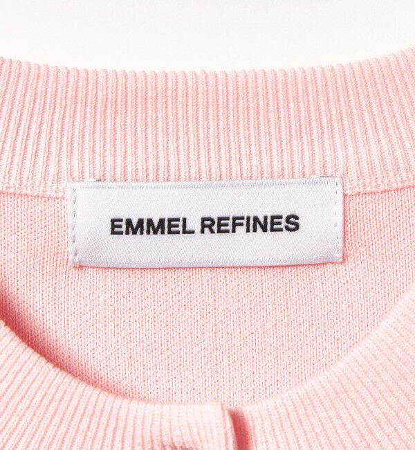 EMMEL REFINES「＜EMMEL REFINES＞EM HW スウェットライク ポケットツキ カーディガン」|カーディガン|