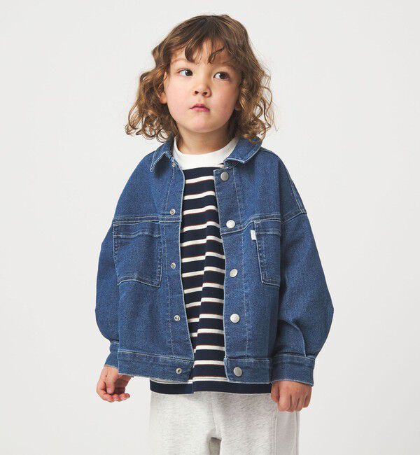 UNITED ARROWS green label relaxing「デニム ブルゾン / キッズ  ストレッチ 100cm-160cm」|その他|