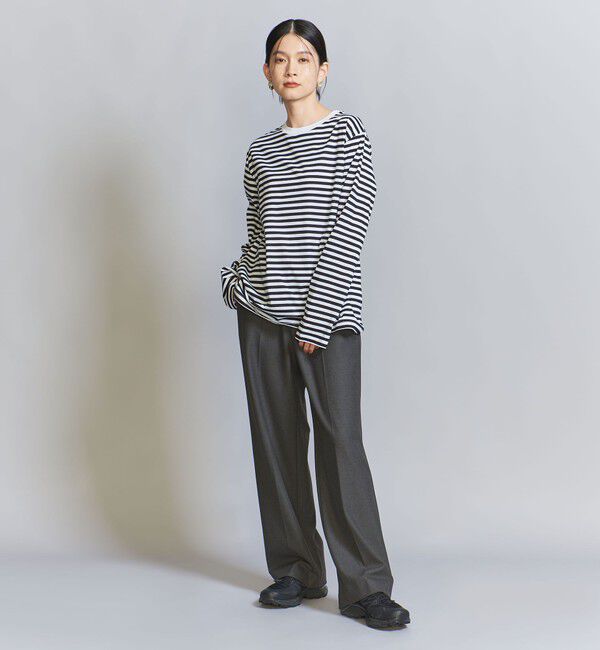 BEAUTY&YOUTH UNITED ARROWS「コットン天竺 ロングスリーブ カットソー」|Tシャツ・カットソー|