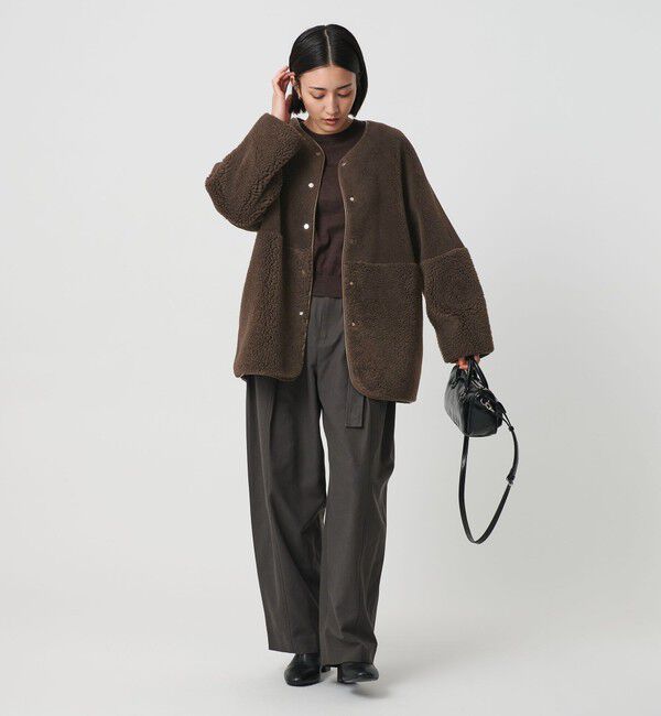 BEAUTY&YOUTH UNITED ARROWS「【WEB限定】ボア&times;フェイクムートン リバーシブルジャケット 」|その他|