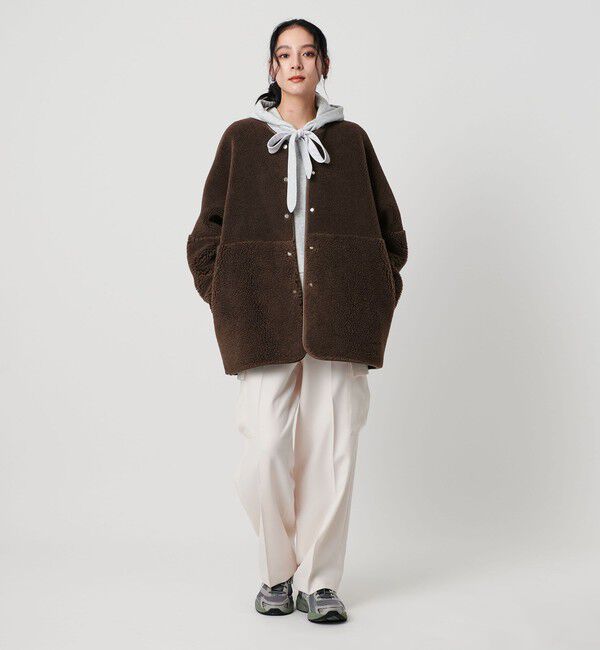 BEAUTY&YOUTH UNITED ARROWS「【WEB限定】ボア&times;フェイクムートン リバーシブルジャケット 」|その他|