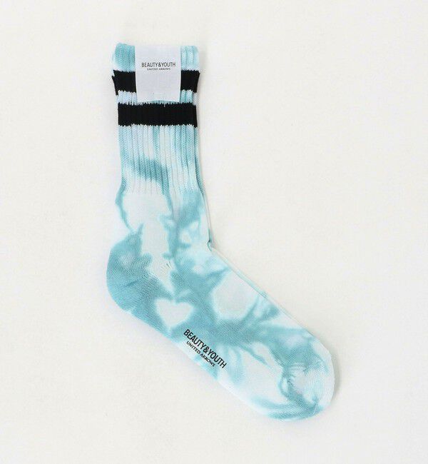BEAUTY&YOUTH UNITED ARROWS「ツーライン パイル クルー タイダイ ソックス」|ソックス|その他3