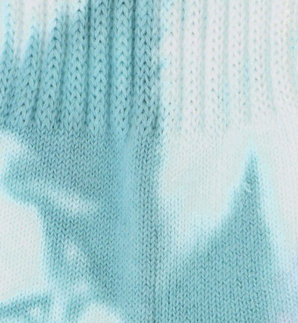 BEAUTY&YOUTH UNITED ARROWS「ツーライン パイル クルー タイダイ ソックス」|ソックス|