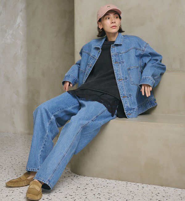 BEAUTY&YOUTH UNITED ARROWS「【WEB限定】カーブ デニムパンツ」|デニム|