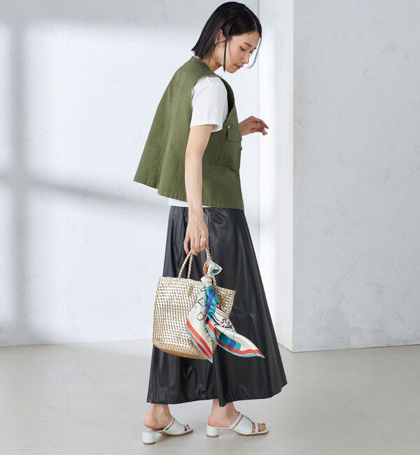 SHIPS for women「〈手洗い可能〉ミリタリー ショート ジレ」|ベスト・ジレ|