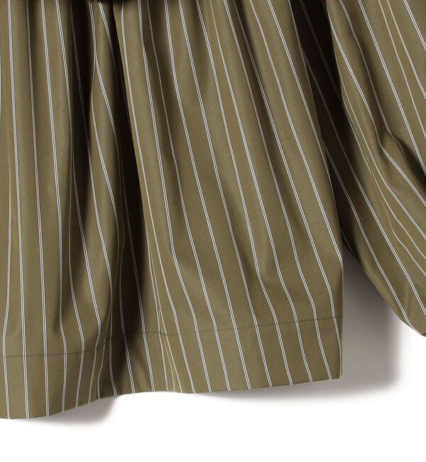 SHIPS for women「【WEB限定】〈手洗い可能〉前後 2WAY リボン デザイン ストライプ ブラウス」|シャツ・ブラウス|