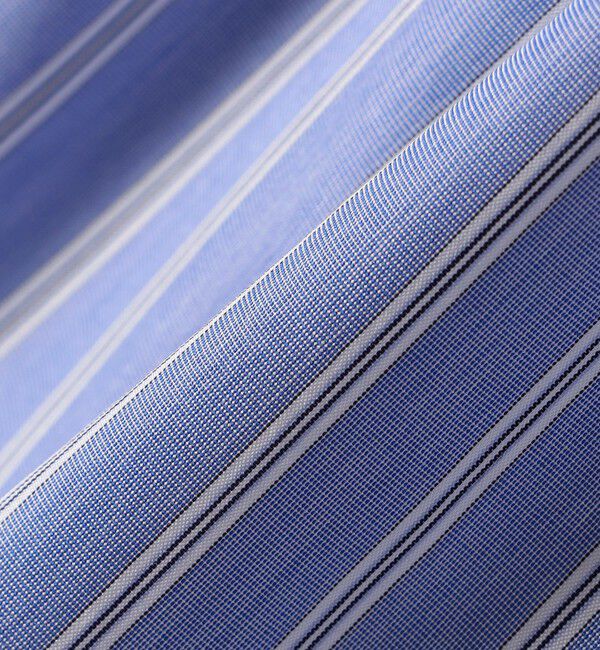 SHIPS for women「【WEB限定】〈手洗い可能〉前後 2WAY リボン デザイン ストライプ ブラウス」|シャツ・ブラウス|