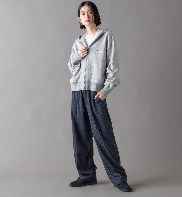 SHIPS for women「SHIPS NINE CASE:ロゴ フーディー」|パーカー|