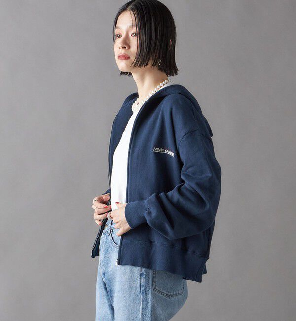 SHIPS for women「SHIPS NINE CASE:ロゴ フーディー」|パーカー|