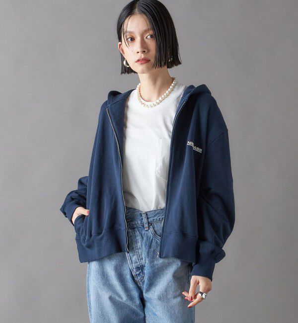 SHIPS for women「SHIPS NINE CASE:ロゴ フーディー」|パーカー|