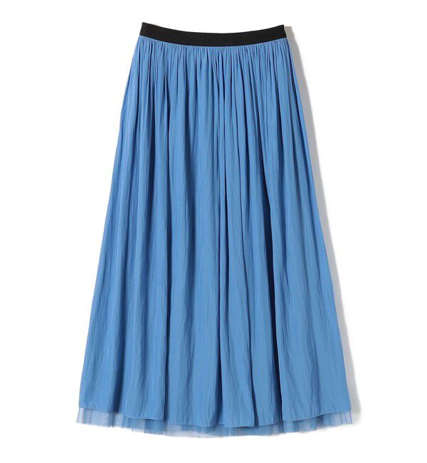 SHIPS for women「〈手洗い可能〉リバーシブル チュール カッセン スカート」|スカート|