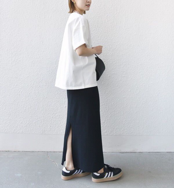 SHIPS for women「【SHIPS別注】81BRANCA:ロゴ 5分袖 TEE」|Tシャツ・カットソー|