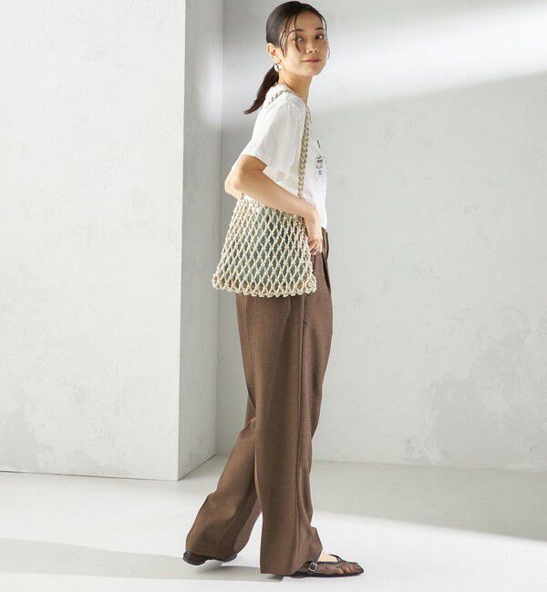 SHIPS for women「【SHIPS別注】Odub:〈手洗い可能〉プリント TEE」|Tシャツ・カットソー|