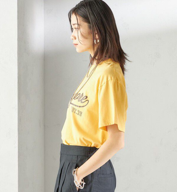SHIPS for women「【SHIPS別注】Odub:〈手洗い可能〉プリント TEE」|Tシャツ・カットソー|