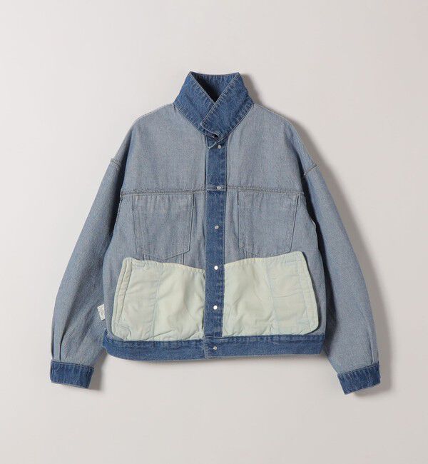 SHIPS any「bon_meur:〈洗濯機可能〉ビジュー ルーズ デニム ジャケット」|デニムジャケット|