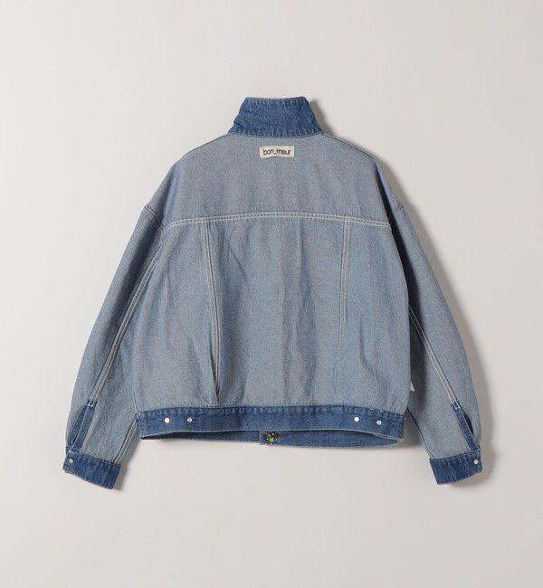 SHIPS any「bon_meur:〈洗濯機可能〉ビジュー ルーズ デニム ジャケット」|デニムジャケット|