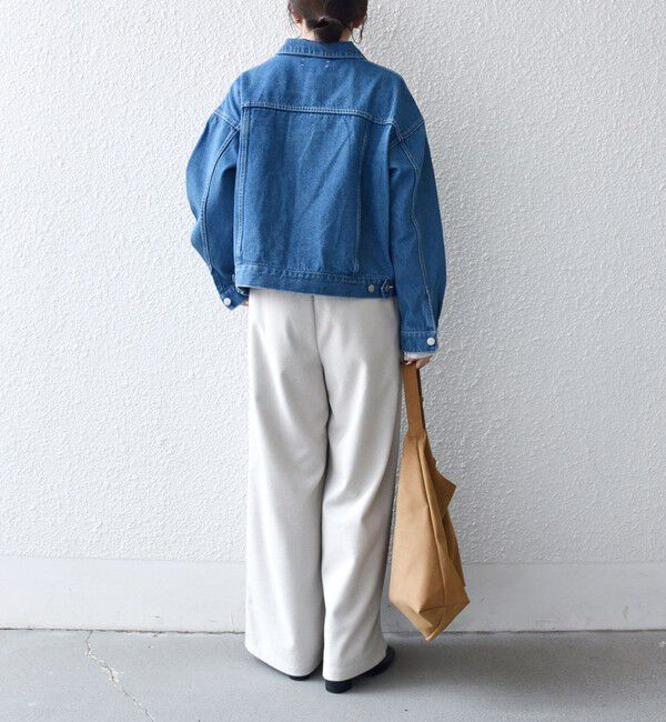 SHIPS any「bon_meur:〈洗濯機可能〉ビジュー ルーズ デニム ジャケット」|デニムジャケット|