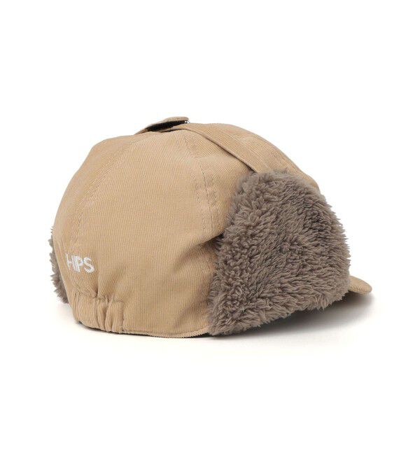 SHIPS KIDS「SHIPS KIDS:ベビー ボア コーデュロイ フライト キャップ」|キャップ・キャスケット|