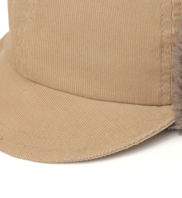 SHIPS KIDS「SHIPS KIDS:ベビー ボア コーデュロイ フライト キャップ」|キャップ・キャスケット|