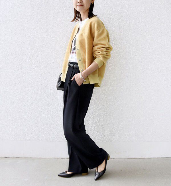 SHIPS for women「〈手洗い可能〉スライバー スナップ ボタン カーディガン」|カーディガン|