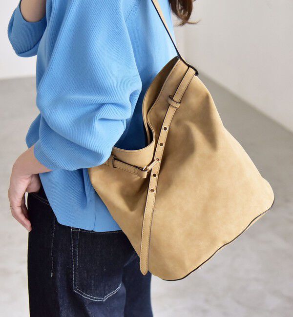 quaranciel「quaranciel: ワンハンドル ベルトデザイン トート バッグ（A4対応）」|トートバッグ|