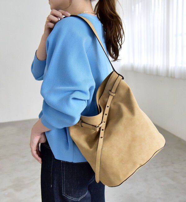 quaranciel「quaranciel: ワンハンドル ベルトデザイン トート バッグ（A4対応）」|トートバッグ|