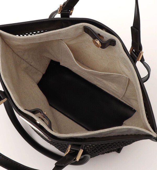 quaranciel「quaranciel: 2way ハンドル メッシュ トートバッグ」|トートバッグ|